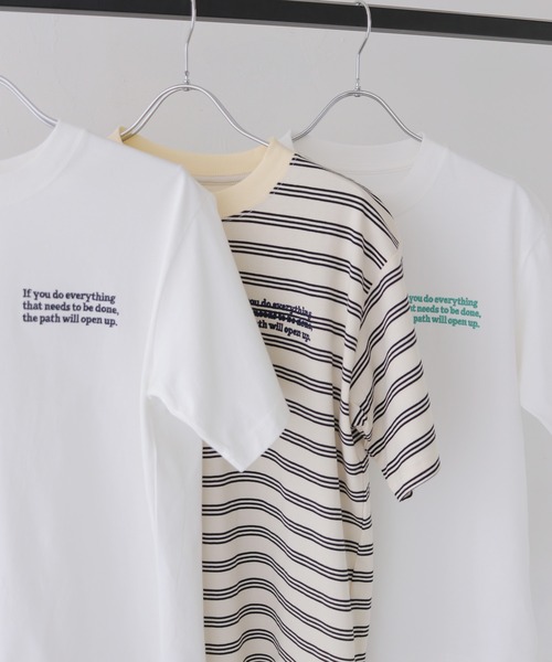 cheriella(シェリエラ)の「【cheriella】ワンポイントロゴ刺繍Tシャツ ONE POINT LOGO EMBROIDERY T-SHIRT(Tシャツ/カットソー・レディース・ホワイト/ホワイト系その他/ホワイト系その他2・MEDIUM)」の1枚目の写真