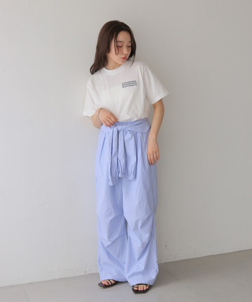 cheriella(シェリエラ)の「【cheriella】ワンポイントロゴ刺繍Tシャツ ONE POINT LOGO EMBROIDERY T-SHIRT(Tシャツ/カットソー・レディース・ホワイト/ホワイト系その他/ホワイト系その他2・MEDIUM)」の19枚目の写真