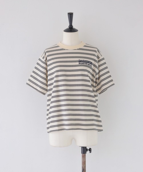 cheriella(シェリエラ)の「【cheriella】ワンポイントロゴ刺繍Tシャツ ONE POINT LOGO EMBROIDERY T-SHIRT(Tシャツ/カットソー・レディース・ホワイト/ホワイト系その他/ホワイト系その他2・MEDIUM)」の6枚目の写真