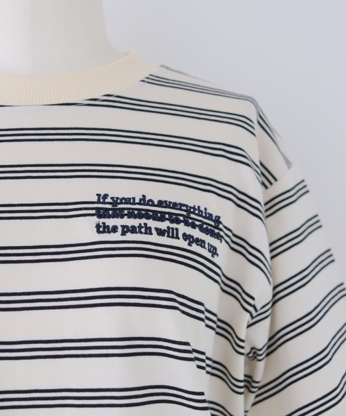 cheriella(シェリエラ)の「【cheriella】ワンポイントロゴ刺繍Tシャツ ONE POINT LOGO EMBROIDERY T-SHIRT(Tシャツ/カットソー・レディース・ホワイト/ホワイト系その他/ホワイト系その他2・MEDIUM)」の7枚目の写真