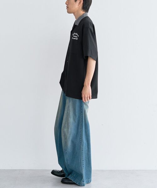 CRAFT STANDARD BOUTIQUE(クラフトスタンダードブティック)の「オープンカラーボーリングシャツ(シャツ/ブラウス・メンズ・ブラック/ネイビー/グレー・M/L)」の9枚目の写真