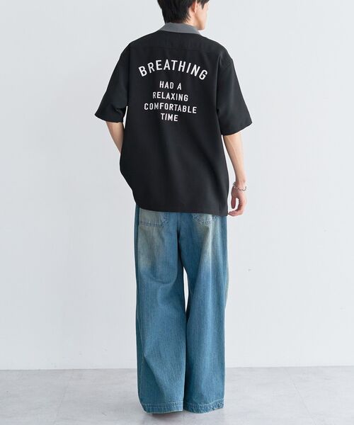 CRAFT STANDARD BOUTIQUE(クラフトスタンダードブティック)の「オープンカラーボーリングシャツ(シャツ/ブラウス・メンズ・ブラック/ネイビー/グレー・M/L)」の10枚目の写真