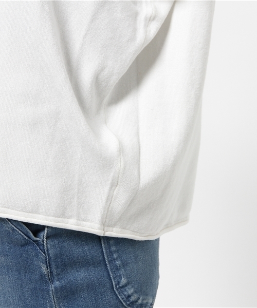 MOUSSY(マウジー)の「Loose Vneck Knit tops(ニット/セーター・レディース・ベージュ/イエロー/ブラック/オフホワイト/ピンク・FREE)」の14枚目の写真