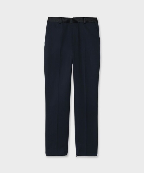 CINOH(チノ)の「【CINOH/チノ】BLACK FORMAL INSIDE ZIP PANTS/ブラックフォーマルインサイドジップパンツ(スラックス・レディース・ブラック/ネイビー・38/36)」の1枚目の写真