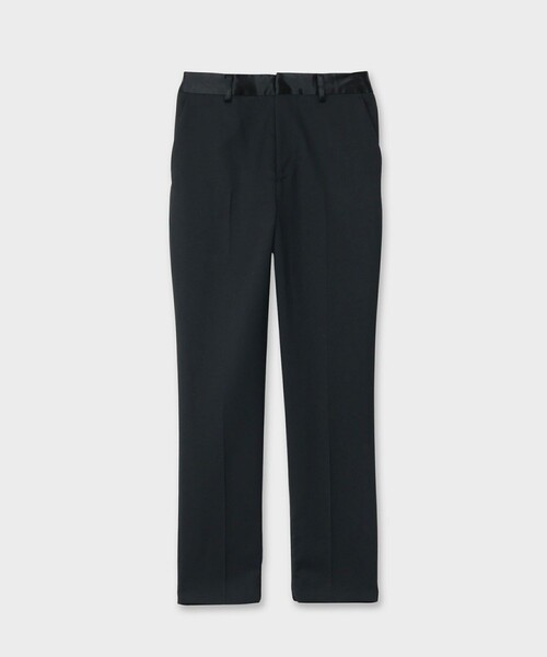 CINOH(チノ)の「【CINOH/チノ】BLACK FORMAL INSIDE ZIP PANTS/ブラックフォーマルインサイドジップパンツ(スラックス・レディース・ブラック/ネイビー・38/36)」の2枚目の写真