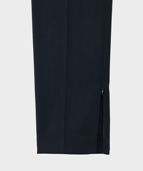 CINOH(チノ)の「【CINOH/チノ】BLACK FORMAL INSIDE ZIP PANTS/ブラックフォーマルインサイドジップパンツ(スラックス・レディース・ブラック/ネイビー・38/36)」の4枚目の写真
