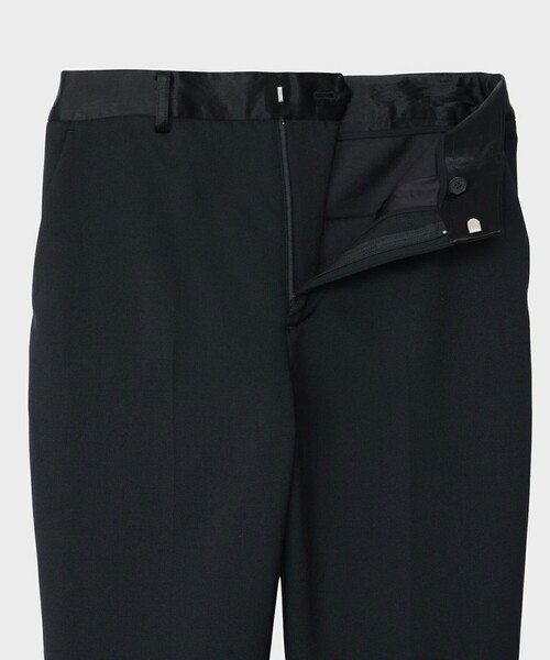 CINOH(チノ)の「【CINOH/チノ】BLACK FORMAL INSIDE ZIP PANTS/ブラックフォーマルインサイドジップパンツ(スラックス・レディース・ブラック/ネイビー・38/36)」の5枚目の写真