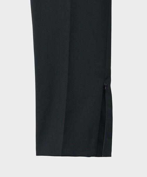 CINOH(チノ)の「【CINOH/チノ】BLACK FORMAL INSIDE ZIP PANTS/ブラックフォーマルインサイドジップパンツ(スラックス・レディース・ブラック/ネイビー・38/36)」の6枚目の写真