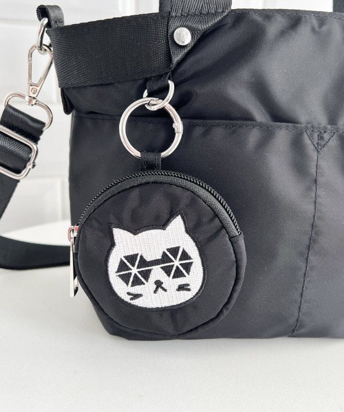 HAPPY FACE（ハッピーフェイス）の「EMMAポーチ付き２WAYショルダー　BK（ショルダーバッグ・レディース・ブラック・ONE SIZE）」の10枚目の写真