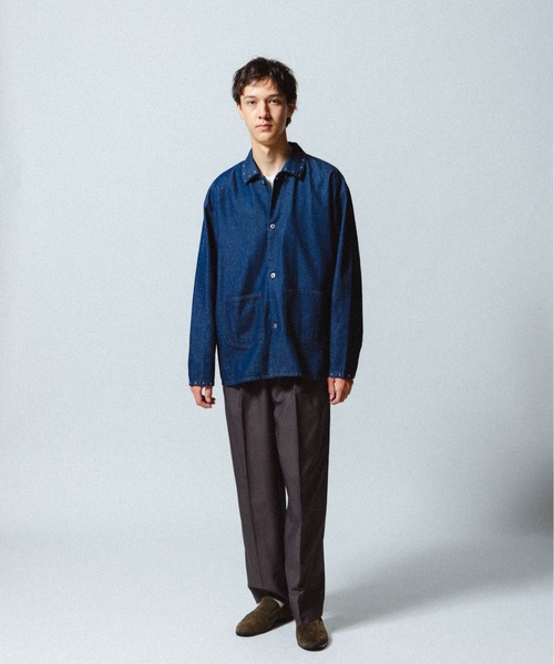 THE BOLDMAN(ザ ボールドマン)の「Rivet Denim Shirts / リベットデニムシャツ(シャツ/ブラウス・メンズ・ブルー/インディゴブルー・LARGE/MEDIUM)」の3枚目の写真