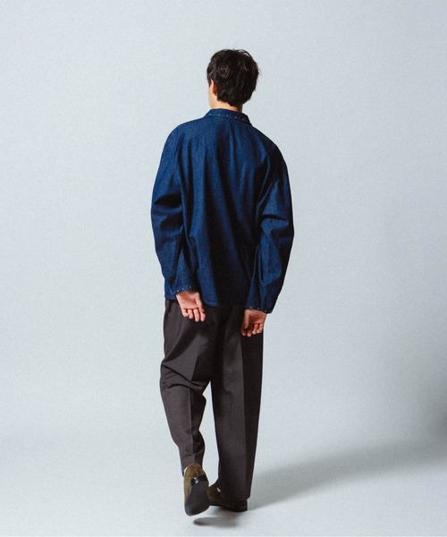 THE BOLDMAN(ザ ボールドマン)の「Rivet Denim Shirts / リベットデニムシャツ(シャツ/ブラウス・メンズ・ブルー/インディゴブルー・LARGE/MEDIUM)」の4枚目の写真