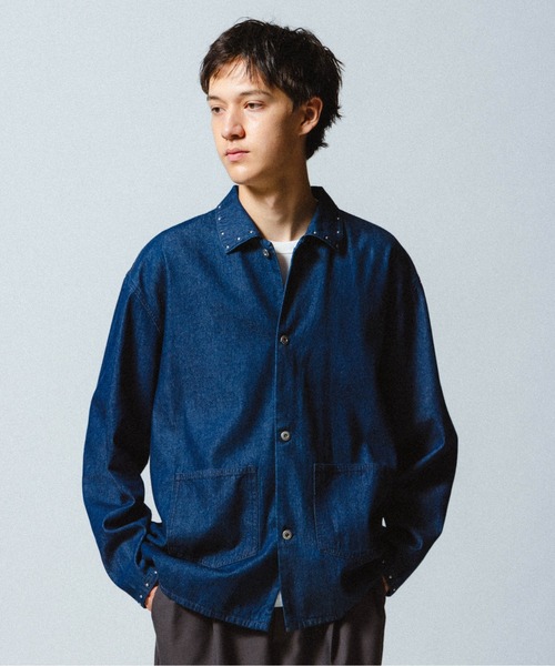THE BOLDMAN(ザ ボールドマン)の「Rivet Denim Shirts / リベットデニムシャツ(シャツ/ブラウス・メンズ・ブルー/インディゴブルー・LARGE/MEDIUM)」の7枚目の写真