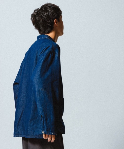 THE BOLDMAN(ザ ボールドマン)の「Rivet Denim Shirts / リベットデニムシャツ(シャツ/ブラウス・メンズ・ブルー/インディゴブルー・LARGE/MEDIUM)」の9枚目の写真
