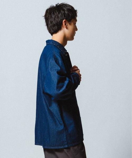 THE BOLDMAN(ザ ボールドマン)の「Rivet Denim Shirts / リベットデニムシャツ(シャツ/ブラウス・メンズ・ブルー/インディゴブルー・LARGE/MEDIUM)」の11枚目の写真