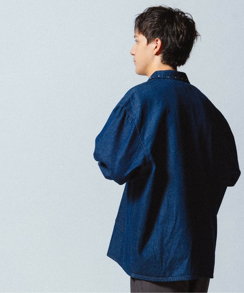 THE BOLDMAN(ザ ボールドマン)の「Rivet Denim Shirts / リベットデニムシャツ(シャツ/ブラウス・メンズ・ブルー/インディゴブルー・LARGE/MEDIUM)」の12枚目の写真