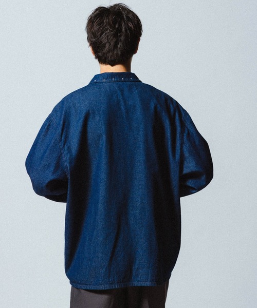 THE BOLDMAN(ザ ボールドマン)の「Rivet Denim Shirts / リベットデニムシャツ(シャツ/ブラウス・メンズ・ブルー/インディゴブルー・LARGE/MEDIUM)」の13枚目の写真