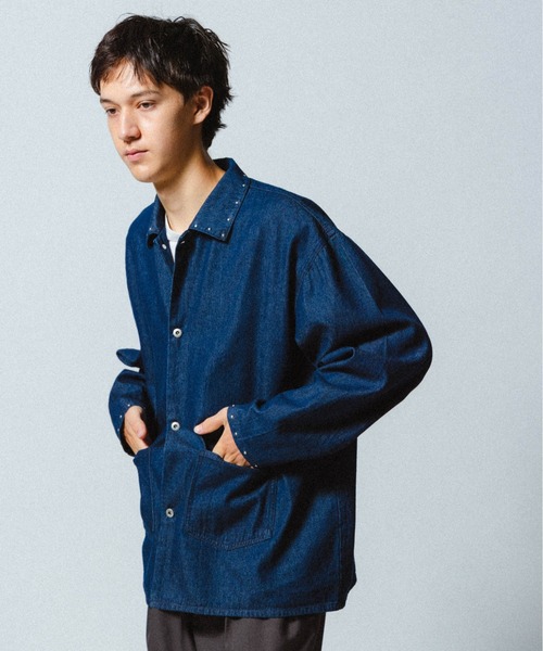 THE BOLDMAN(ザ ボールドマン)の「Rivet Denim Shirts / リベットデニムシャツ(シャツ/ブラウス・メンズ・ブルー/インディゴブルー・LARGE/MEDIUM)」の14枚目の写真