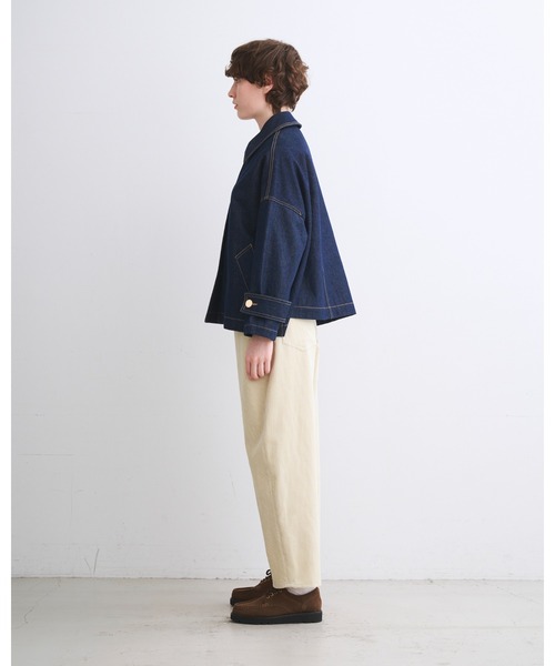 Traditional Weatherwear（トラディショナルウェザーウェア）の「MALTON B/T SHORT DENIM（デニムジャケット・レディース・ワンウォッシュ・30/34）」の4枚目の写真