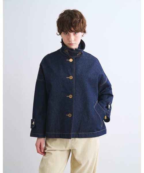 Traditional Weatherwear（トラディショナルウェザーウェア）の「MALTON B/T SHORT DENIM（デニムジャケット・レディース・ワンウォッシュ・30/34）」の7枚目の写真