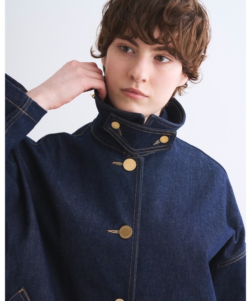 Traditional Weatherwear（トラディショナルウェザーウェア）の「MALTON B/T SHORT DENIM（デニムジャケット・レディース・ワンウォッシュ・30/34）」の8枚目の写真