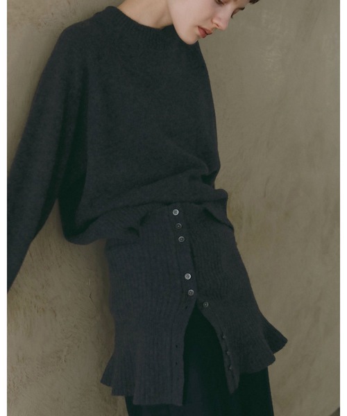 anuke(アンヌーク)の「Wool 2way Bustier(その他トップス・レディース・ブルー系その他/モカ/チャコールグレー・FREE)」の14枚目の写真