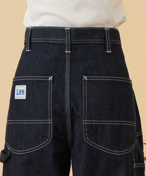 Lee(リー)の「ARCH PAINTER/アーチペインターデニムパンツ DUNGAREES【セットアップ対応】(デニムパンツ・レディース・ストライプ/ダークインディゴブルー/インディゴブルー・X-SMALL/MEDIUM/SMALL)」の10枚目の写真