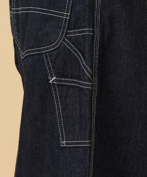 Lee(リー)の「ARCH PAINTER/アーチペインターデニムパンツ DUNGAREES【セットアップ対応】(デニムパンツ・レディース・ストライプ/ダークインディゴブルー/インディゴブルー・X-SMALL/MEDIUM/SMALL)」の13枚目の写真