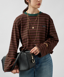 VERMEIL par iena（ヴェルメイユパーイエナ）の「Le minor ルミノア Coqette ロングスリーブ 18JG19604（Tシャツ/カットソー）」