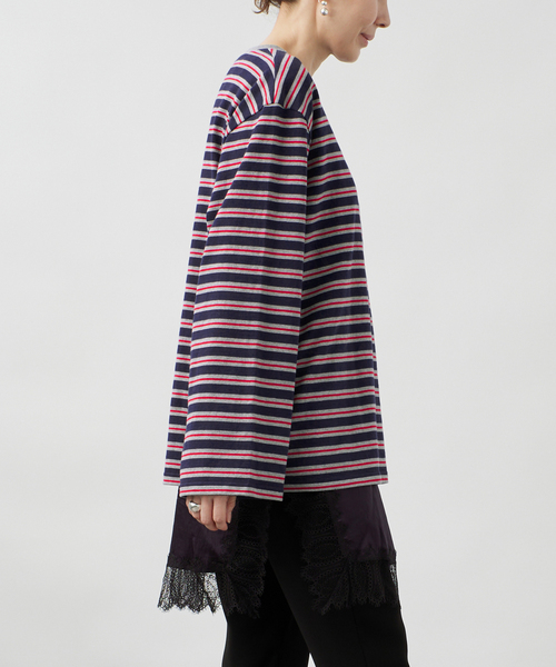Le Minor（ルミノア）の「Le minor ルミノア Coqette ロングスリーブ 18JG19604（Tシャツ/カットソー・レディース・グレー/ブラウン・SMALL/X-SMALL）」の20枚目の写真