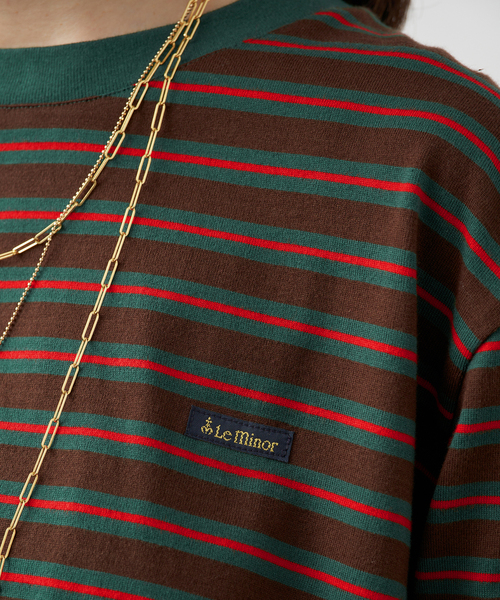 Le Minor（ルミノア）の「Le minor ルミノア Coqette ロングスリーブ 18JG19604（Tシャツ/カットソー・レディース・グレー/ブラウン・SMALL/X-SMALL）」の5枚目の写真