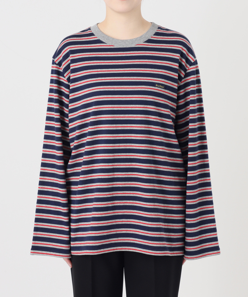 Le Minor（ルミノア）の「Le minor ルミノア Coqette ロングスリーブ 18JG19604（Tシャツ/カットソー・レディース・グレー/ブラウン・SMALL/X-SMALL）」の6枚目の写真