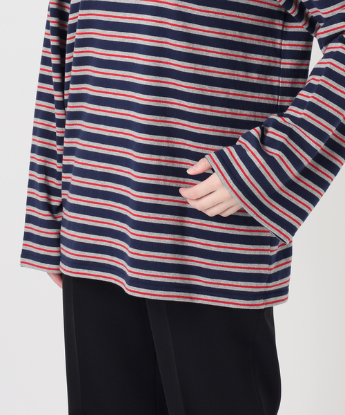 Le Minor（ルミノア）の「Le minor ルミノア Coqette ロングスリーブ 18JG19604（Tシャツ/カットソー・レディース・グレー/ブラウン・SMALL/X-SMALL）」の11枚目の写真