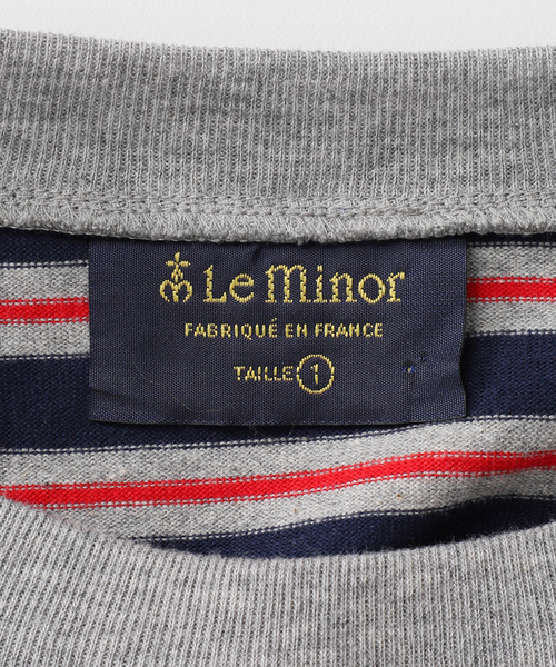 Le Minor（ルミノア）の「Le minor ルミノア Coqette ロングスリーブ 18JG19604（Tシャツ/カットソー・レディース・グレー/ブラウン・SMALL/X-SMALL）」の12枚目の写真