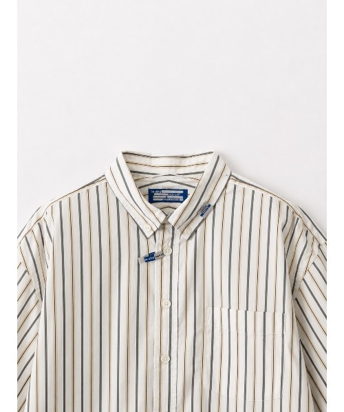 THE TOKYO(ザトウキョウ)の「【in・stru(men-tal)./インストールメンタル】I17SH122 COTTON HIGH DENSITY STRIPE SS SHIRTS /Maison MIHARAYASUHIRO/メゾンミハラヤスヒロ(シャツ/ブラウス・メンズ・ライトブルー/ホワイト・44/46)」の5枚目の写真