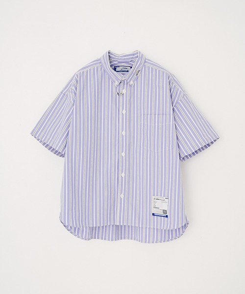 THE TOKYO(ザトウキョウ)の「【in・stru(men-tal)./インストールメンタル】I17SH122 COTTON HIGH DENSITY STRIPE SS SHIRTS /Maison MIHARAYASUHIRO/メゾンミハラヤスヒロ(シャツ/ブラウス・メンズ・ライトブルー/ホワイト・44/46)」の13枚目の写真