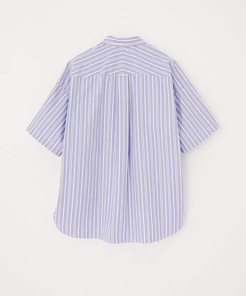 THE TOKYO(ザトウキョウ)の「【in・stru(men-tal)./インストールメンタル】I17SH122 COTTON HIGH DENSITY STRIPE SS SHIRTS /Maison MIHARAYASUHIRO/メゾンミハラヤスヒロ(シャツ/ブラウス・メンズ・ライトブルー/ホワイト・44/46)」の16枚目の写真