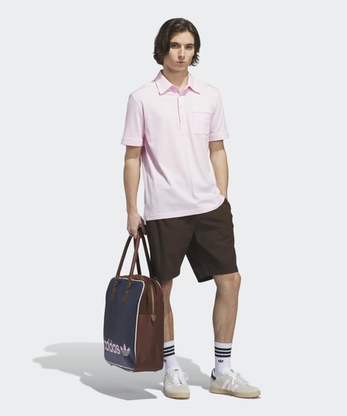 adidas(アディダス)の「オリジナルスゴルフ チェストポケット 半袖シャツ【adidas Golf/アディダスゴルフ】(ポロシャツ・メンズ・ピンク・XX-LARGE/3XL/LARGE/MEDIUM/X-LARGE/SMALL)」の3枚目の写真