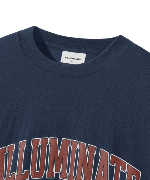 F.ILLUMINATE(フィルミネイト)の「ツートンアーチロゴTシャツ-ネイビー(Tシャツ/カットソー・レディース・その他・SMALL/MEDIUM/LARGE)」の8枚目の写真