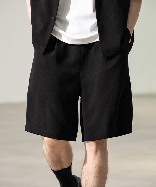 CITY TOKYO(シティトウキョウ)の「【CITY TOKYO/シティートーキョー】Multi-flex ワイドショーツ(その他パンツ・メンズ・ダークブラウン/ブラック・1/2)」の5枚目の写真