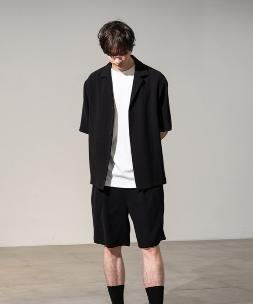 CITY TOKYO(シティトウキョウ)の「【CITY TOKYO/シティートーキョー】Multi-flex ワイドショーツ(その他パンツ・メンズ・ダークブラウン/ブラック・1/2)」の8枚目の写真