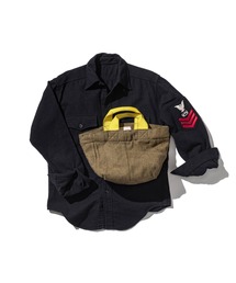 PUEBCO（プエブコ）の「VINTAGE WOOL GARMENTS ZIP TOTE / Yellow Lining（トートバッグ）」