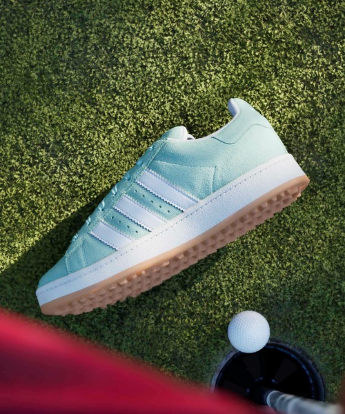 adidas(アディダス)の「オリジナルス キャンパス 00s スパイクレス ゴルフ / Campus 00s Spikeless Golf(スニーカー・メンズ・グリーン・23.0cm/22.5cm/23.5cm/24.0cm/25.0cm/24.5cm/28.0cm/29.0cm/28.5cm/25.5cm/27.5cm/26.5cm/26.0cm/27.0cm)」の2枚目の写真