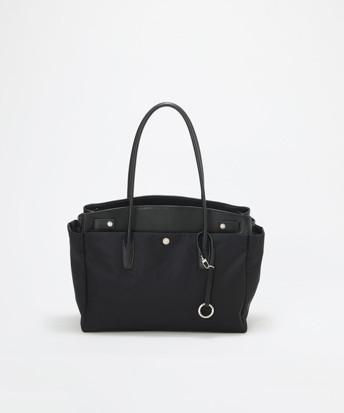 Breath TOPKAPI(ブレストプカピ)の「【Breath TOPKAPI】NEST ネスト リンクルナイロン A4 トートバッグ / 肩掛け / 撥水(トートバッグ・レディース・ブラック/グレー・FREE)」の21枚目の写真