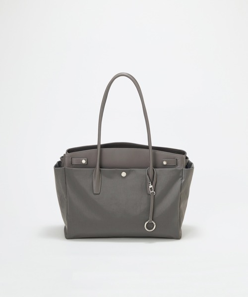 Breath TOPKAPI(ブレストプカピ)の「【Breath TOPKAPI】NEST ネスト リンクルナイロン A4 トートバッグ / 肩掛け / 撥水(トートバッグ・レディース・ブラック/グレー・FREE)」の20枚目の写真