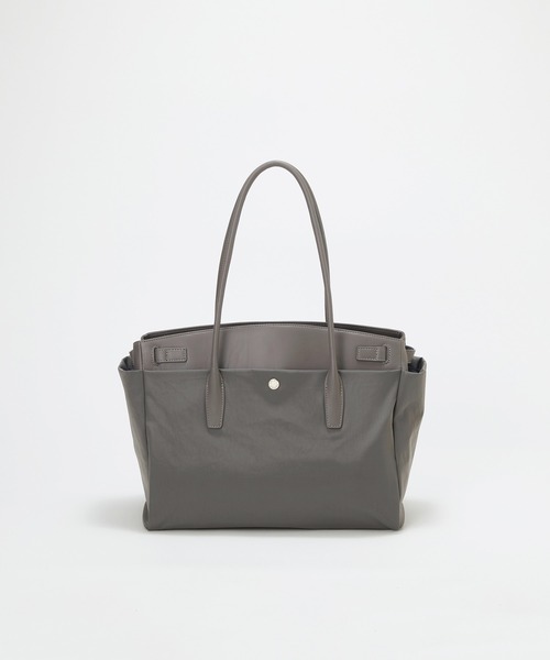 Breath TOPKAPI(ブレストプカピ)の「【Breath TOPKAPI】NEST ネスト リンクルナイロン A4 トートバッグ / 肩掛け / 撥水(トートバッグ・レディース・ブラック/グレー・FREE)」の18枚目の写真