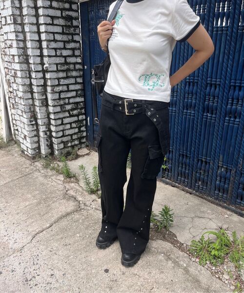 THE GREEN LAB（ザグリーンラボ）の「STARリング半袖Tシャツ [メランジグレー]（Tシャツ/カットソー・レディース・その他・FREE）」の17枚目の写真