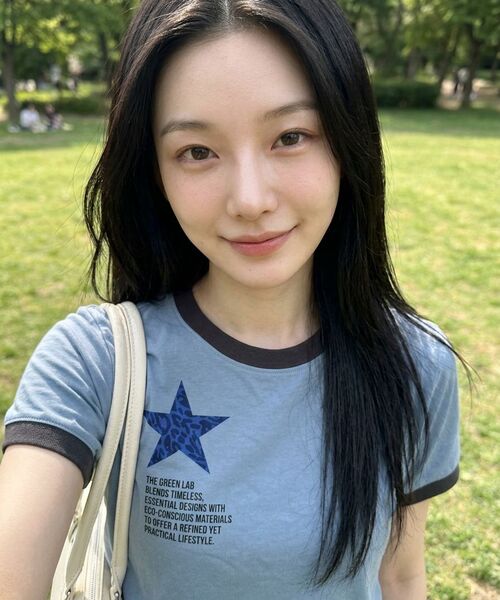THE GREEN LAB（ザグリーンラボ）の「STARリング半袖Tシャツ [メランジグレー]（Tシャツ/カットソー・レディース・その他・FREE）」の18枚目の写真