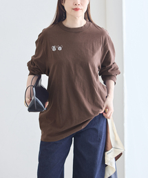 JANE SMITH/ジェーンスミス / MICKEY&MINNIE FACE L/S Tシャツ