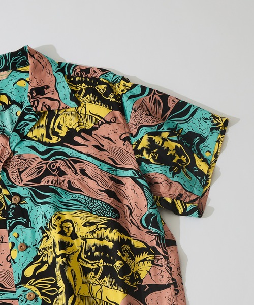 SUN SURF(サンサーフ)の「【SUN SURF/サンサーフ】GAUGUIN WODCUT MYSTIC SPECIAL EDITTION(シャツ/ブラウス・メンズ・ブラック・L/XL)」の3枚目の写真