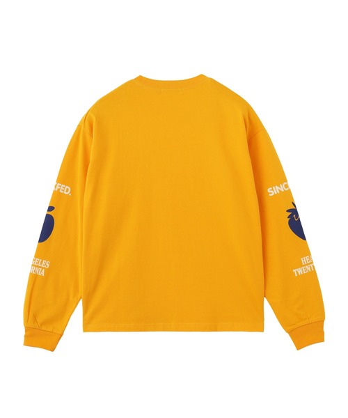 MILKFED.(ミルクフェド)の「FRUIT SLEEVE PRINT L/S TEE(Tシャツ/カットソー・レディース・ホワイト/オレンジ/アッシュ・M/L)」の8枚目の写真